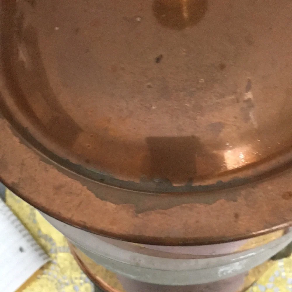 Vintage copper and brass cookware/ serving pieces, multi-use - Picture 7 of 8